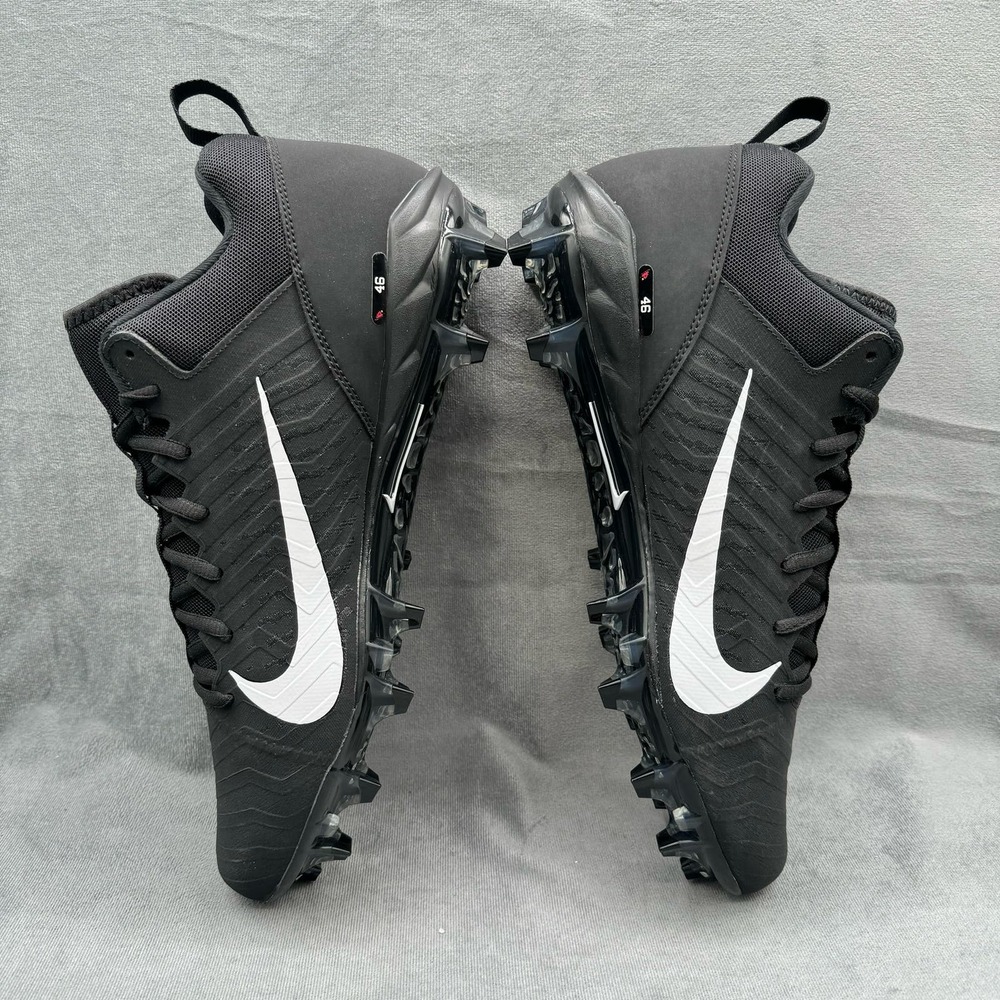 Nike Alpha Menace Pro 2 Shoes Low Football Cleats Men’s 12 Black White - Picture 7 of 11